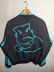 Vintage “Life’s A Beach” Bad Boy Skater Surf Jacket 27x27 - Picture 1 of 7