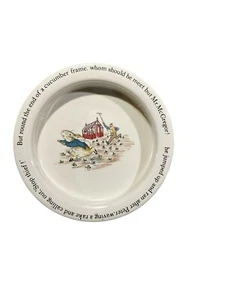 Wedgwood of Etruria & Barlaston Beatrix Potter Peter Coniglio Ciotola Cereali Inghilterra - Foto 1 di 4