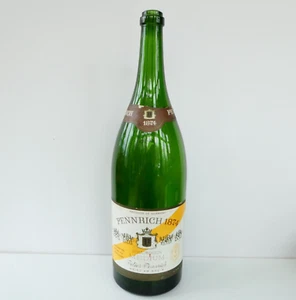 Riesige Doppel Magnum Weinflasche PENNRICH 1874 Schaumwein leer 18,5" Germany Vintage - Bild 1 von 10