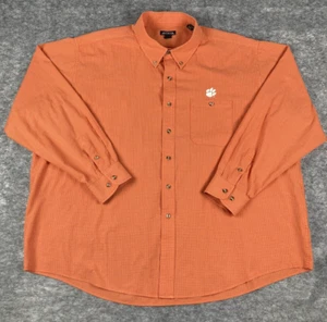 Clemson Tigers Mens Shirt 2XL Long Sleeve Button Down - Picture 1 of 6