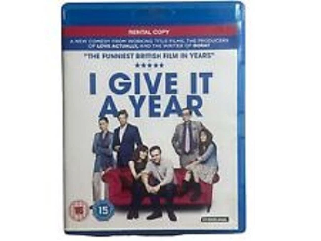 I Give It A Year (Blu-ray, 2013) - Rental Version In Very Good Condition - Image 1 of 1