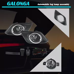Driving Fog Lights + Wiring Switch Bezel Kit For 2014-2016 Nissan Rogue Clear - Bild 1 von 8