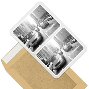 2 x Rectangle Stickers 7.5cm BW - New York Taxi America USA #41229 - Bild 1 von 9