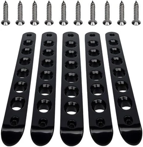5Pcs Black Door Handle Knobs Cover For 2007-2018 Jeep Wrangler JK JKU 4 Doors - Picture 1 of 7