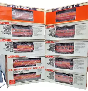 Lionel Southern Pacific Daylight Diesel Set AB Motoren & 8 Autos Neu - Bild 1 von 17