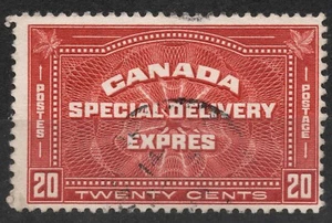 SGS6 Sn:#E4 1930 20c CANADÁ 20 centavos entrega especial (1930) - Imagen 1 de 2