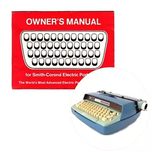 Smith Corona Coronet Automatic 12 Typewriter Instruction Manual Repro Vtg SCM - Picture 1 of 2