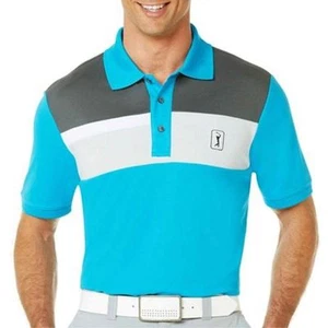 PGA TOUR Pro Series Linear Block Chest Polo Sizes S, XL New Msrp $60.00 - Picture 1 of 1
