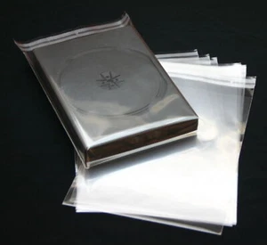 200 St. DVD Schutzhüllen mit Verschluss für Hüllen bis 27 mm dicke - Bild 1 von 2