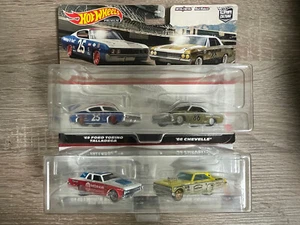 HOT WHEELS Car Culture Premium 2-Pack Talladega & Belvedere/Coronet Lot of 2 - Picture 1 of 3