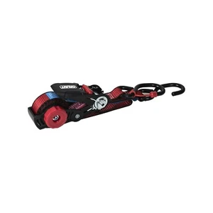 Grunt 25mmx3.5m 2pc Retractable Tie Down Ratchet Auto Lashing Straps Tangle-Free - Picture 1 of 6