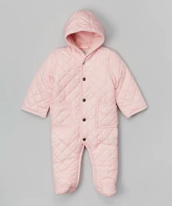 Leveret Girls' Snowsuits - Light Pink Bunting 3M - Picture 1 of 1