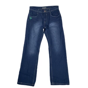 Phat Farm Jeans Kids Size 18 Blue Boys Embroidered Y2K Denim Youth - Picture 1 of 16