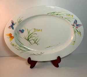 Vera für Mikasa Mariposa Bone China Oval Schmetterling Platte 15 Zoll - Bild 1 von 9