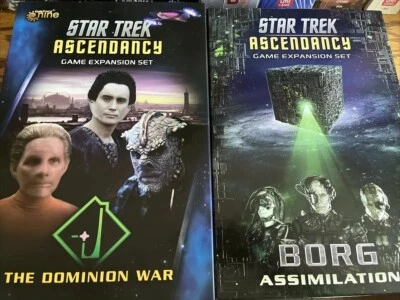 ТОЛЬКО КОРОБКИ Gale Force Nine Star Trek Ascendancy Borg + Dominion War ТОЛЬКО КОРОБКИ - Изображение 1 из 3