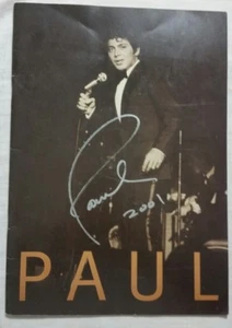 Paul Anka Tour Magazin handsigniert von Paul 2001 - Bild 1 von 7
