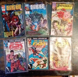 MARVEL Lot of 6 - 3 PSI FORCE #6 19 12 - 2 DEATHS HEAD #3 7 - 1 DARKHOLD #2 - Picture 1 of 7