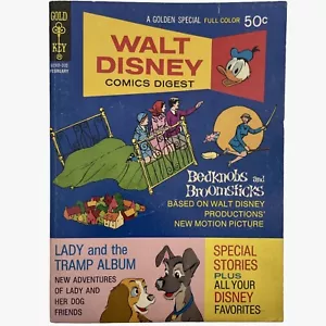 Walt Disney Comics Digest #33 ~ Februar 1972 Goldschlüssel ~ Bettknöpfe & Besenstiele - Bild 1 von 4
