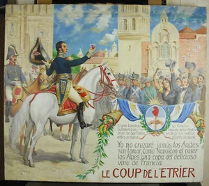 José de San Martín Andenarmee Argentinien Werbung 1930 Der Steigbügel" - Bild 1 von 10