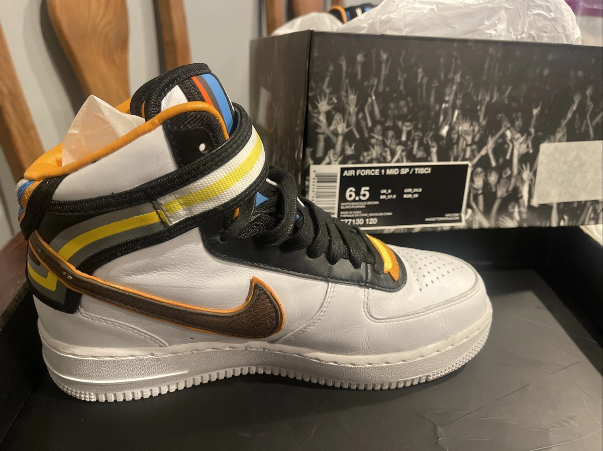Nike Riccardo Tisci x Air Force 1 SP Mid White Brown | eBay