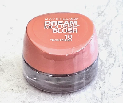 Maybelline Dream Mousse Blush 10 Peach Flush full size sealed    (#ze1 - Image 1 of 2