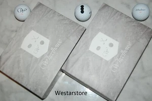 2 Dutzend WHEELHOUSE TOUR weiß matt GOLFBÄLLE Großbritannien KOSTENLOSE TEES - Bild 1 von 4