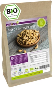 Vita2You Cashewkerne Bio 1000g - naturbelassen - ganze Cashewnüsse - öko Anbau - Bild 1 von 2