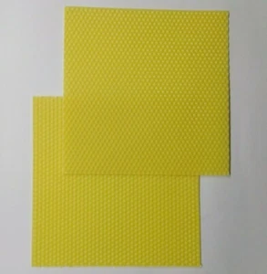Candle Making kit Beeswax Sheets 20cm x 20cm 4/6/8 pcs with cotton wick Craft - Picture 1 of 11