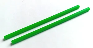 2x NUEVO Manguera Lego Original Verde Brillante, Rígida 3mm D. 10L/8.0 cm Parte 75c10 - Imagen 1 de 1