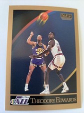 1990 SkyBox Basketball Card #277 Theodore Blue EdwardS Utah  Jazz NmMt Free Ship