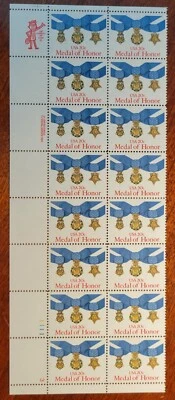 Scott # 2045 - Medal of Honor - MNH - 1983 -Strip of 16 #1111  3  - Image 1 of 2