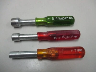 (3) Xcelite Mini Nut Driver P7, P8, P11 - Image 1 of 4