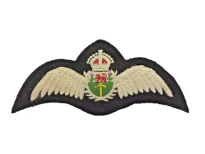 WW2 Royal Rhodesian Air Force Pilots cloth wings R.R.A.F. Pilot Wing Rhodesia. - Picture 1 of 3