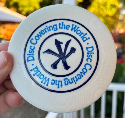 Disc Covering the World  Mini (Decades Old) New Disc Golf Frisbee Wham-O #542 - Image 1 of 4