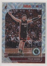 2019-20 Panini NBA Hoops Premium Stock Silver Scope Prizm Tyler Herro Rookie RC