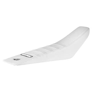 2024-2025 Husqvarna 50 Seat Cover all WHITE with WHITE ribs #430 - Bild 1 von 5