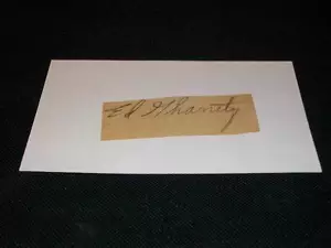 Washington Senators Ed Patsy Gharrity (d.66) Auto Sign Mounted Cut Signature CM - Picture 1 of 1