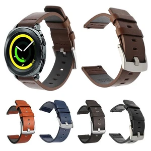 Bracelet de Montre Connectée en Cuir Véritable avec Fermoir Inoxydable - Zdjęcie 1 z 35