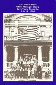 #2171 First Day Ceremony Program 4c Father Flanagan Stamp - Picture 1 of 2