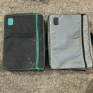 2 CASSETTE STORAGE Carrying Case Nylon BMI HOLDS 30 (60) Cassette Tape - Picture 1 of 6