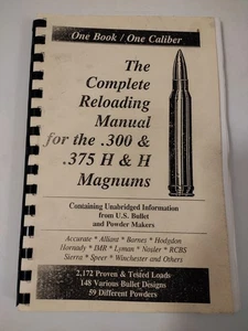 Un libro/un calibre el manual completo de recarga para el cargador H&H .300 y .375 - Imagen 1 de 8