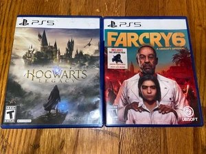 Hogwarts Legacy + Farcry 6 - Sony PlayStation 5 PS5 - Imagen 1 de 6