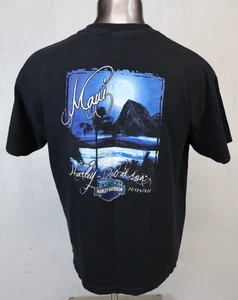 Herren Harley Davidson T-Shirt Größe XL Maui Hawaii Baumwolle Tee Kurzarm Vintage - Bild 1 von 7