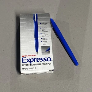 Sanford Expresso Extra Fine Polymer Point Pens-Box of 12 Extra Fine 0.3mm NIB - Picture 1 of 2