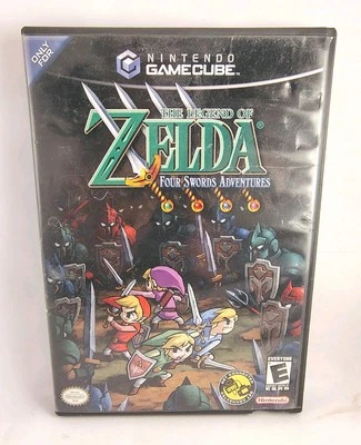 The Legend of Zelda: Four Swords Adventures | Nintendo GameCube | Tested, w/ Box - Image 1 of 4