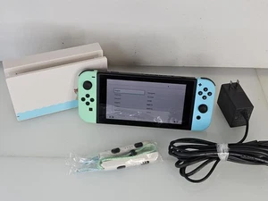 Nintendo Switch HAC-001 Animal Crossing Edition Sistema (AM1088813) - Foto 1 di 8