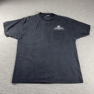 Vintage White Eagle Lounge Motorcycle T-shirt Black Men’s Size XL - Picture 1 of 8