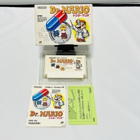[Operation confirmed] Famicom Dr. Mario box with instructions Nintendo FC