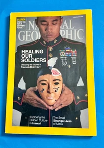NATIONAL GEOGRAPHIC "HEALING OUR SOLDIERS" FEBRUARY 2015 - Picture 1 of 2