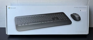 NEW & SEALED Genuine Microsoft Desktop 2000 M7J-00001 Wireless Keyboard Mouse - Picture 1 of 3